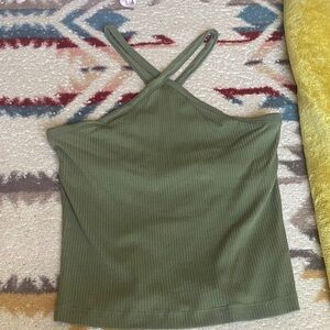 Old Navy Olive Ribbed Camisole